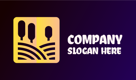 Logo Harvesting Field Farm