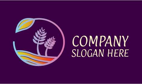 Purple Wheat Farm Logo