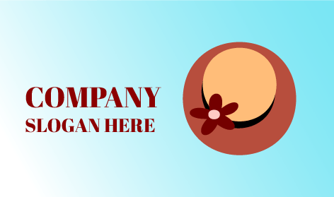 Wide Brim Hat Fashion Logo