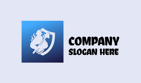 Blue Olympic Fire Logo