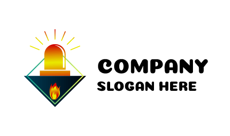 Diamond Siren Fire Logo