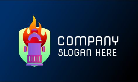 Logotipo De La Bomba De Agua Contra Incendios