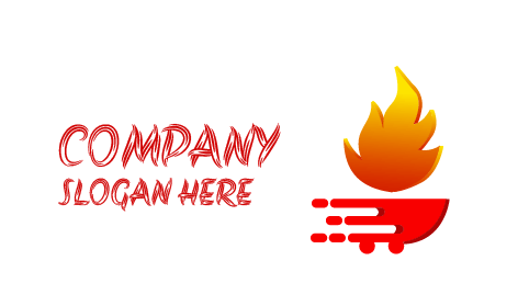 Fire Shopping Cart Logo