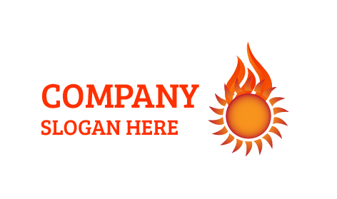 Logo Api Api Berbunga-bunga