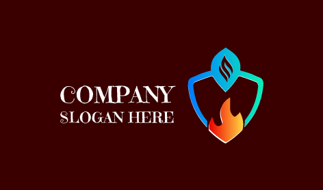 Logo Kebakaran Perisai Premium