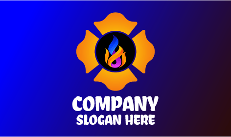 Sengendes Blumenfeuer-Logo