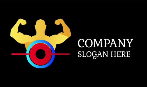 Athletic Strongman Fitness Logo