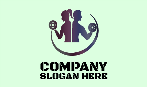Bodybuilding Fitness Gym Logo