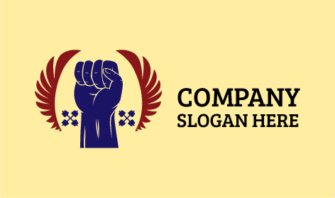 Logo Kebugaran Mengepalkan Tangan