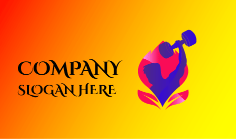 Fitness Enthusiast Bodybuilder Logo