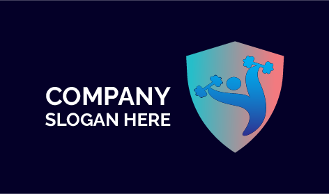 Fitness Enthusiastic Man Logo