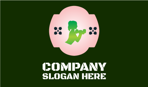 Green Silhouette Fitness Logo