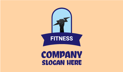 Heavy Powerlifting Fitness Logo