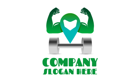 Modern Gym Fitness Logo