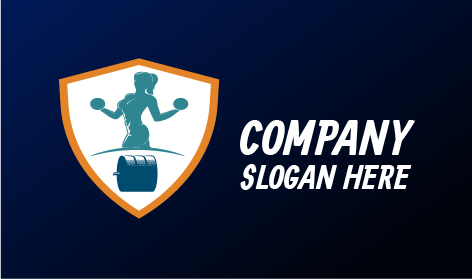 Logotipo De Fitness Para Mujeres De Gimnasio De Músculos