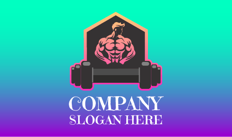 Muscular Fitness Dumbbell Logo
