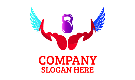 Purple Kettlebell Fitness Logo
