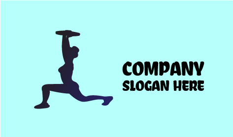 Weight Lunges Fitness Logo