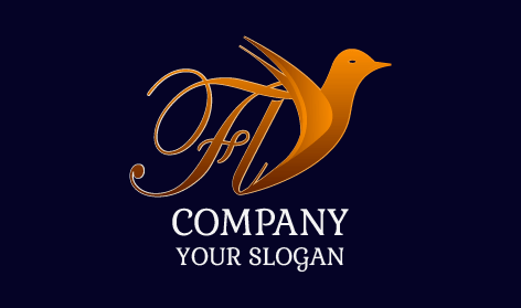 Bronze Texted Fly Logo