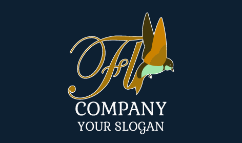 Logo De La Mouche Du Moineau Doré