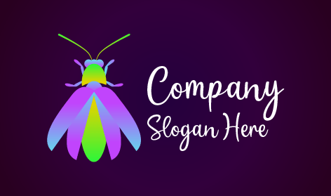 Logo Mouche Ailes Dégradées