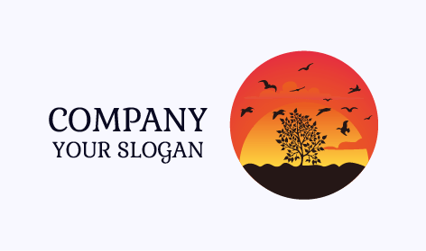 Logo De La Mouche De La Forêt Orange