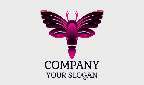 Purple Moth Fly Logo