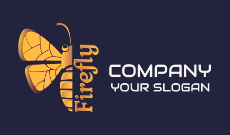 Side Gold Firefly Logo