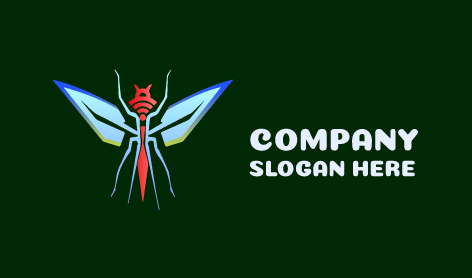 Signal Radiating Fly Logo