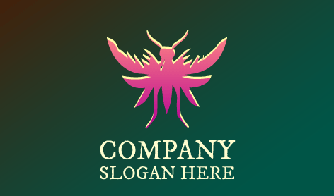 Logo Sophistiqué D'insecte Coléoptère Mouche