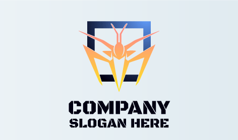 Logo Lalat Yang Melayang Di Jendela