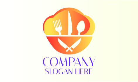 Cloudy Knives Food Logo