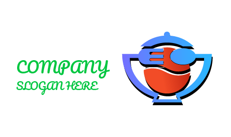 Covered Food Bowl Logo