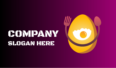 Egg Breakfast Food Logo