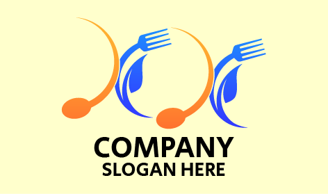 Fork Flower Food Logo