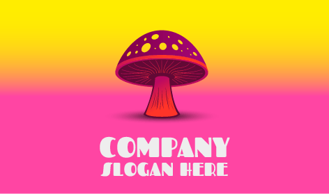 Fresh Mushroom Food Logo