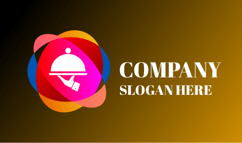 Restaurant Cloche Food Logo