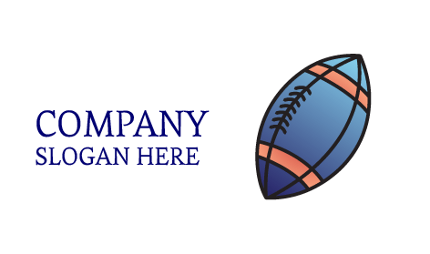 Logo Internazionale Di Football Con Sfondo Arancione