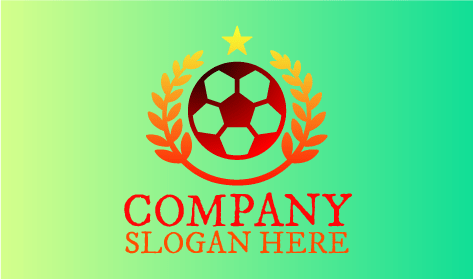 Yellow Star Football Logo