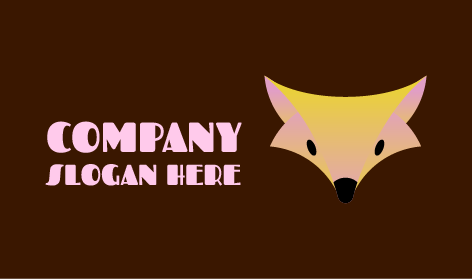 Logo Du Renard Au Nez Noir