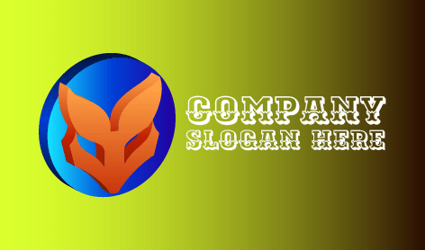 Logo En Pierre De Renard Sculpté