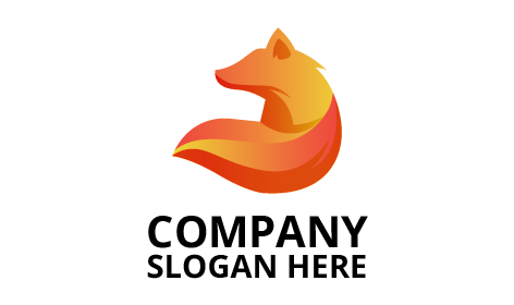 Logo De Renard à Queue Touffue