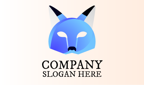 Logo Masque De Renard Métallique