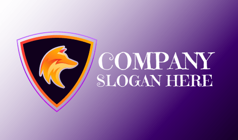 Logo Sophistiqué Avec Écusson De Renard