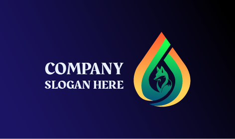 Logo Renard Goutte Étincelant