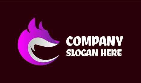 Stealthy Purple Fox Logo