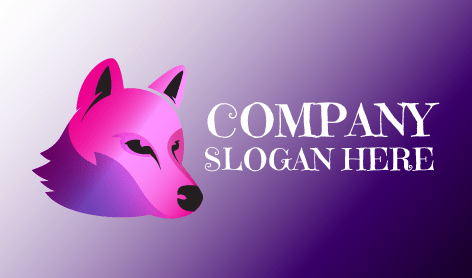 Logo Rubah Salju Putih