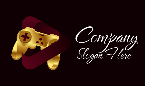 Golden Gamepad Gadget Logo