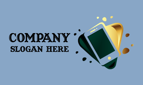Golden Splash Mobile Gadget Logo