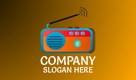 Retro Radio Gadget Logo